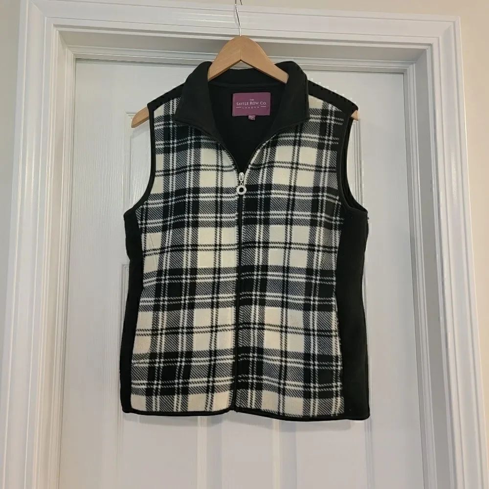 Saville Row Company London Vest plaid medium